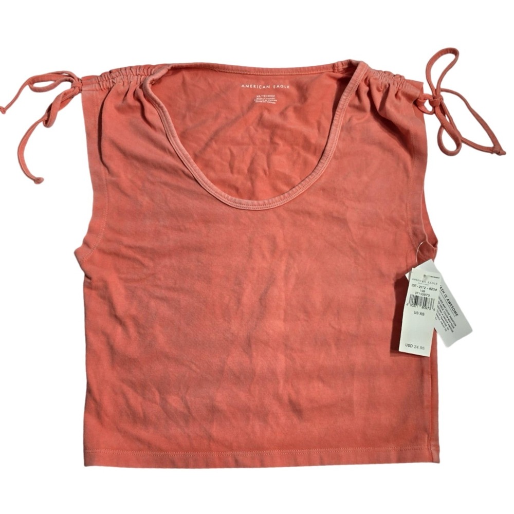 American Eagle Women's Size XS Cropped‎ Sleeveless  Top Washed Pink Color